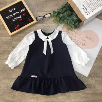 váy thu dài tay  đuôi cá cho bé